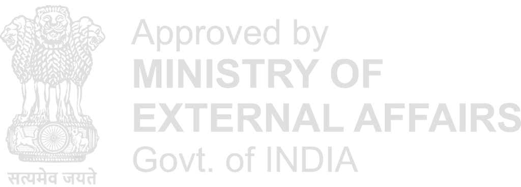 Approved by Ministry of External Affairs, Government of India